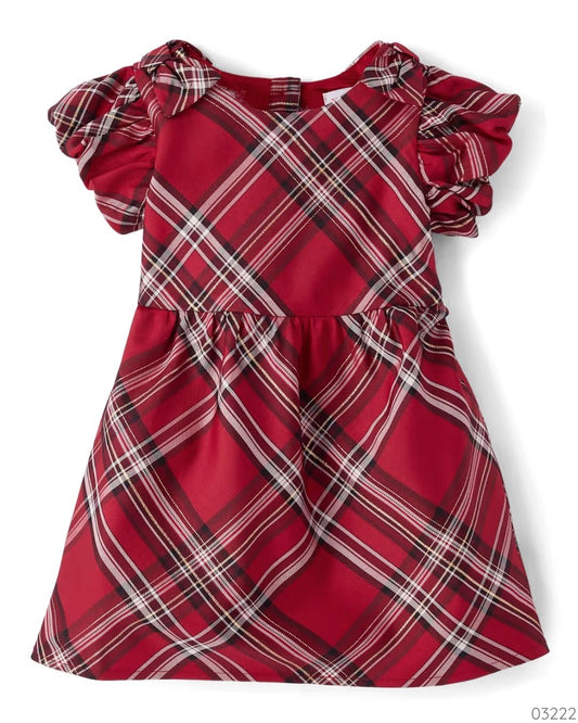 VESTIDO CHILDRENS PLACE ROJO