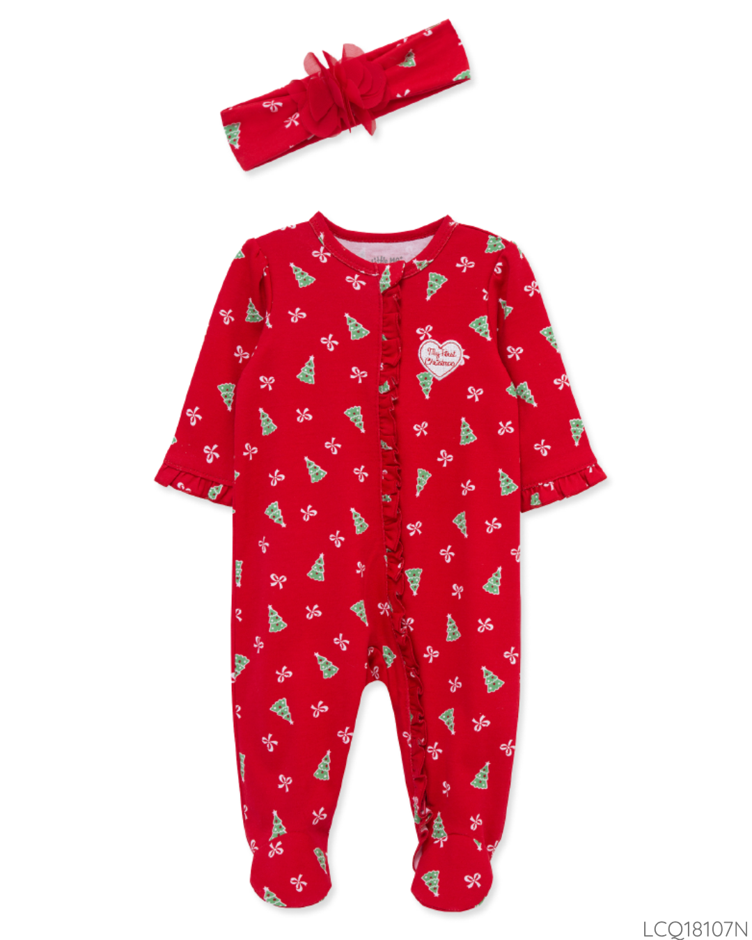 PIJAMA 1ST CHRISTMAS ROJA CORAZON