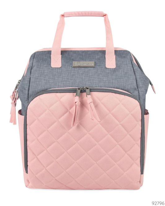 PAÑALERA BABY ESSENTIALS ROSADA GRIS