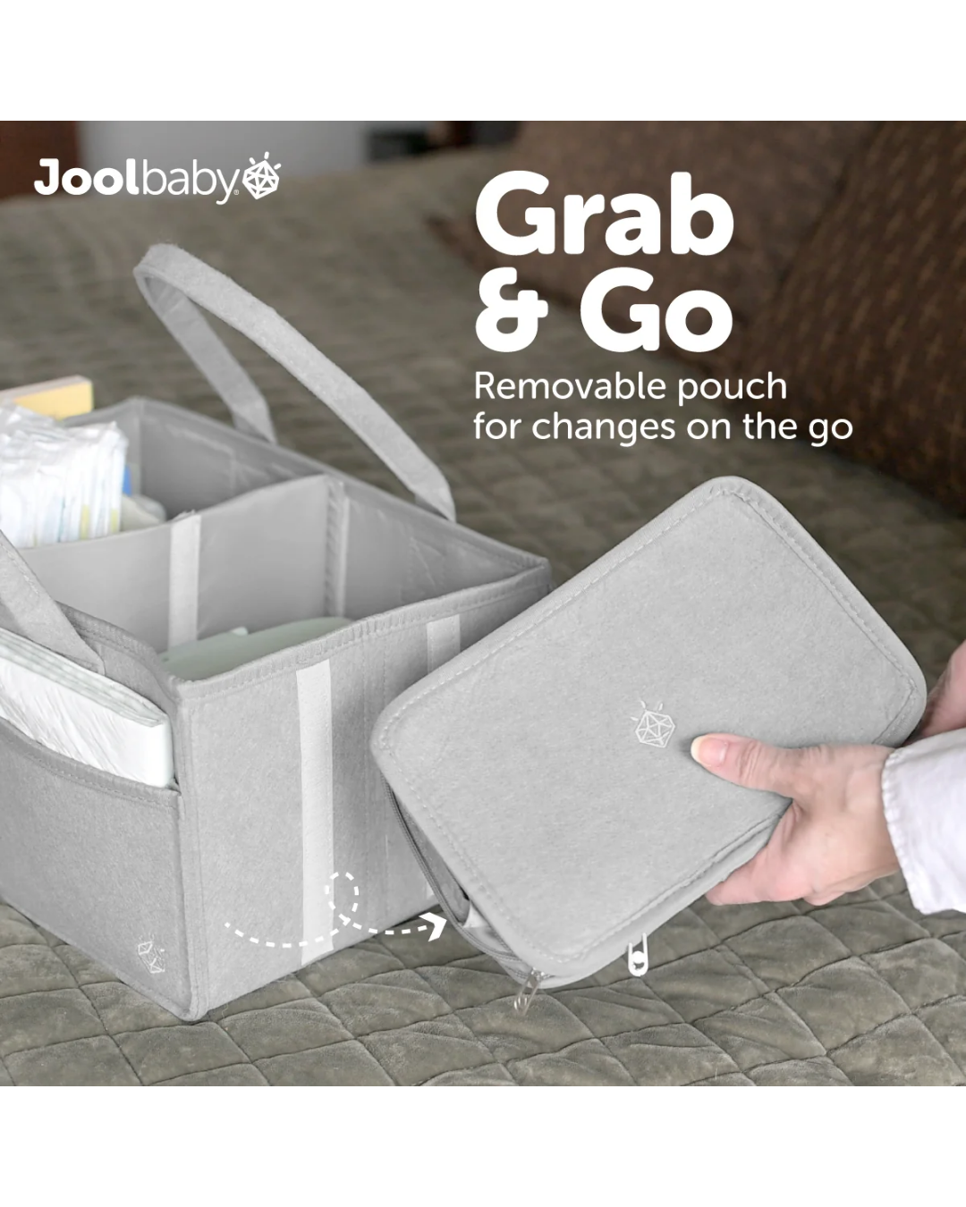 ORGANIZADOR PORTATIL BEIGE JOOL BABY