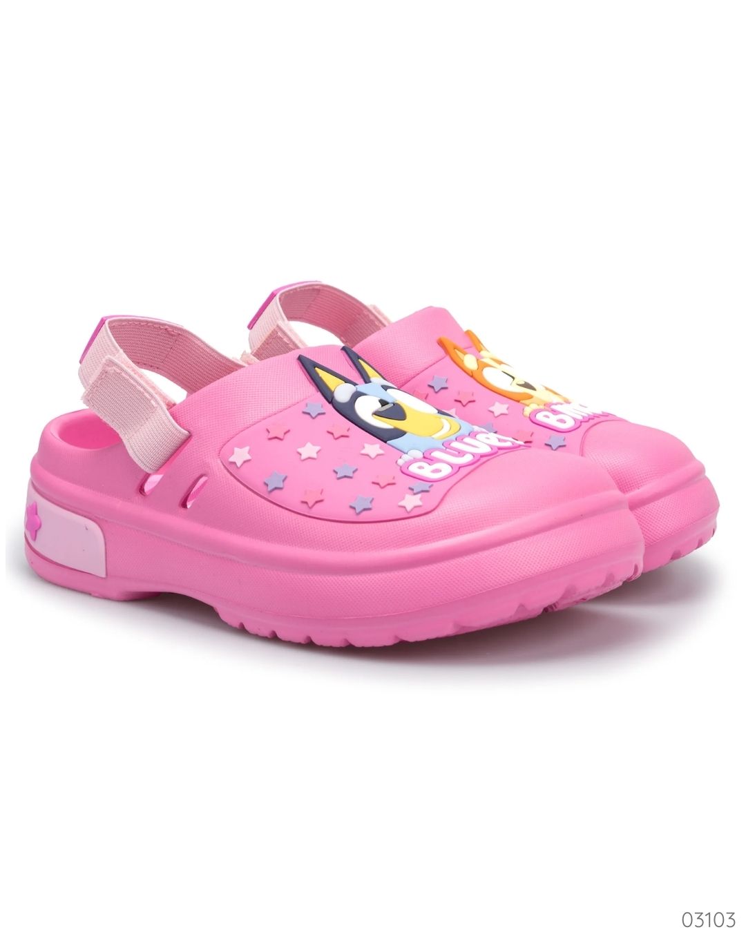 SANDALIAS TIPO CROCS BLUEY BINGO ROSA