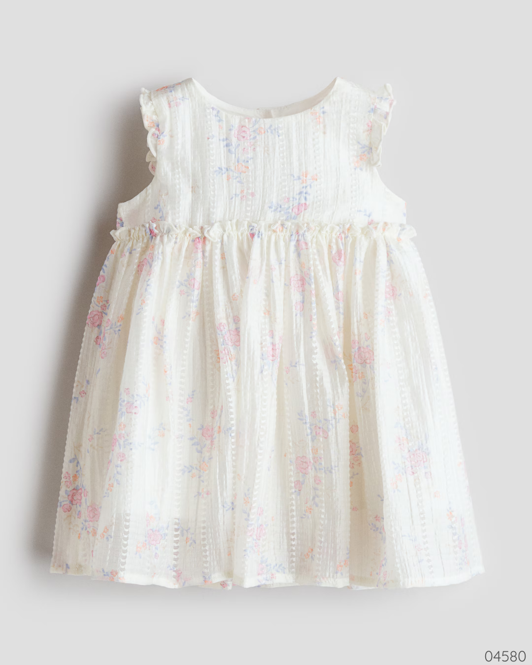 VESTIDO BLANCO FLORES