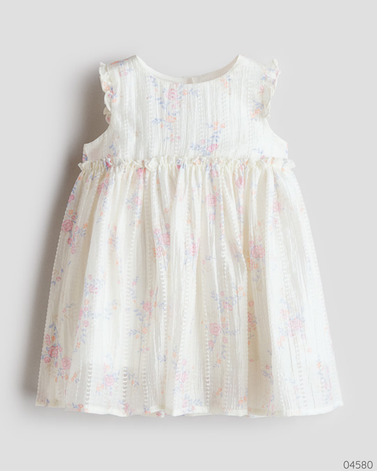 VESTIDO BLANCO FLORES