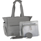 PAÑALERA BABBLERO PUFFER TOTE GRIS
