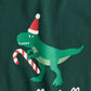 CAMISA VERDE H&M DINO NAVIDEÑO