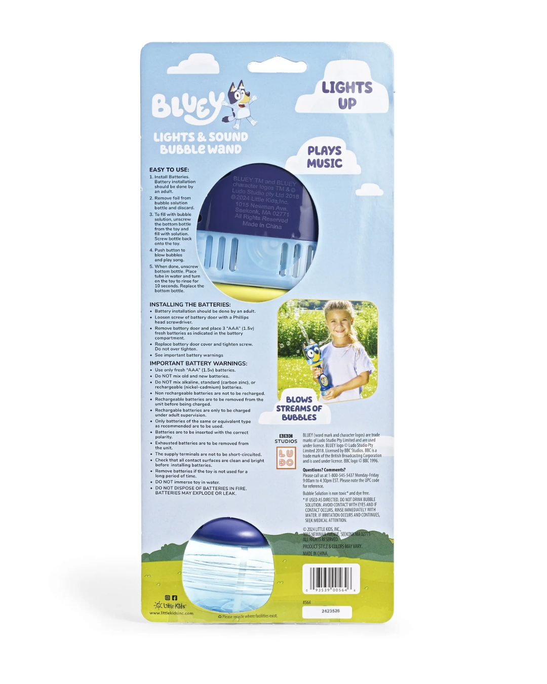 JUEGO DE BURBUJAS BLUEY