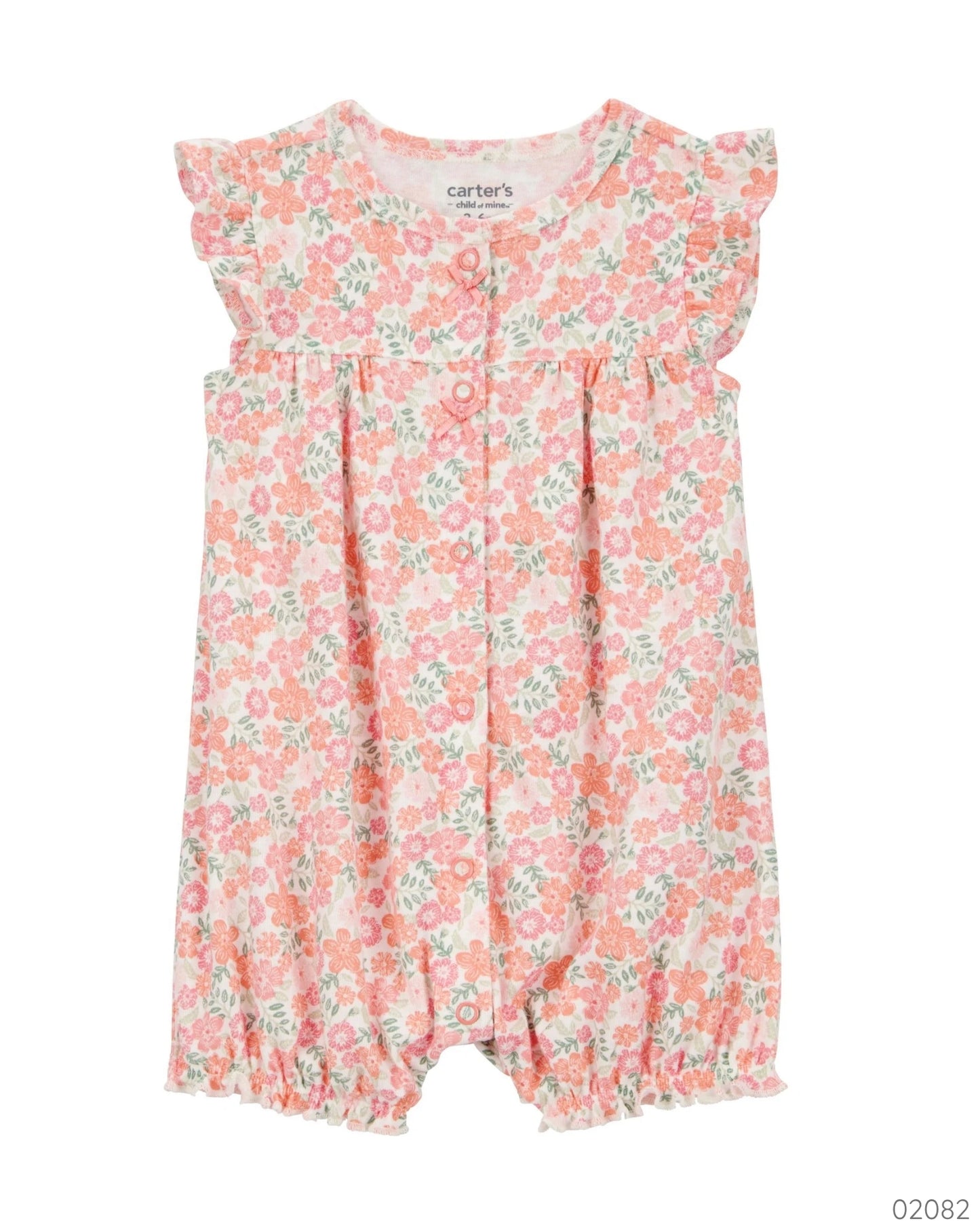 ROMPER FLOREADO ROSA CARTER´S