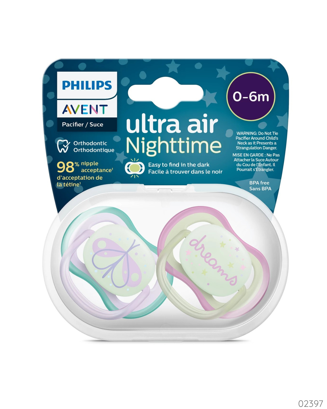 SET CHUPONES AVENT MARIPOSA