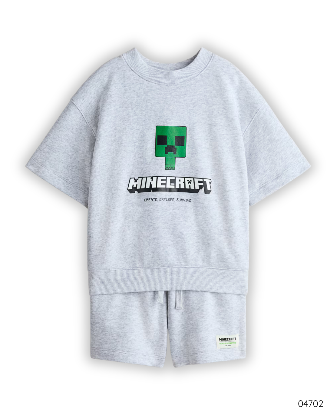 TRAJE MINECRAFT GRIS