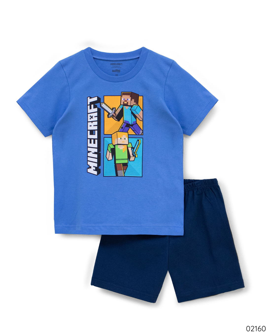 TRAJE 2 PZS MINECRAFT AZUL