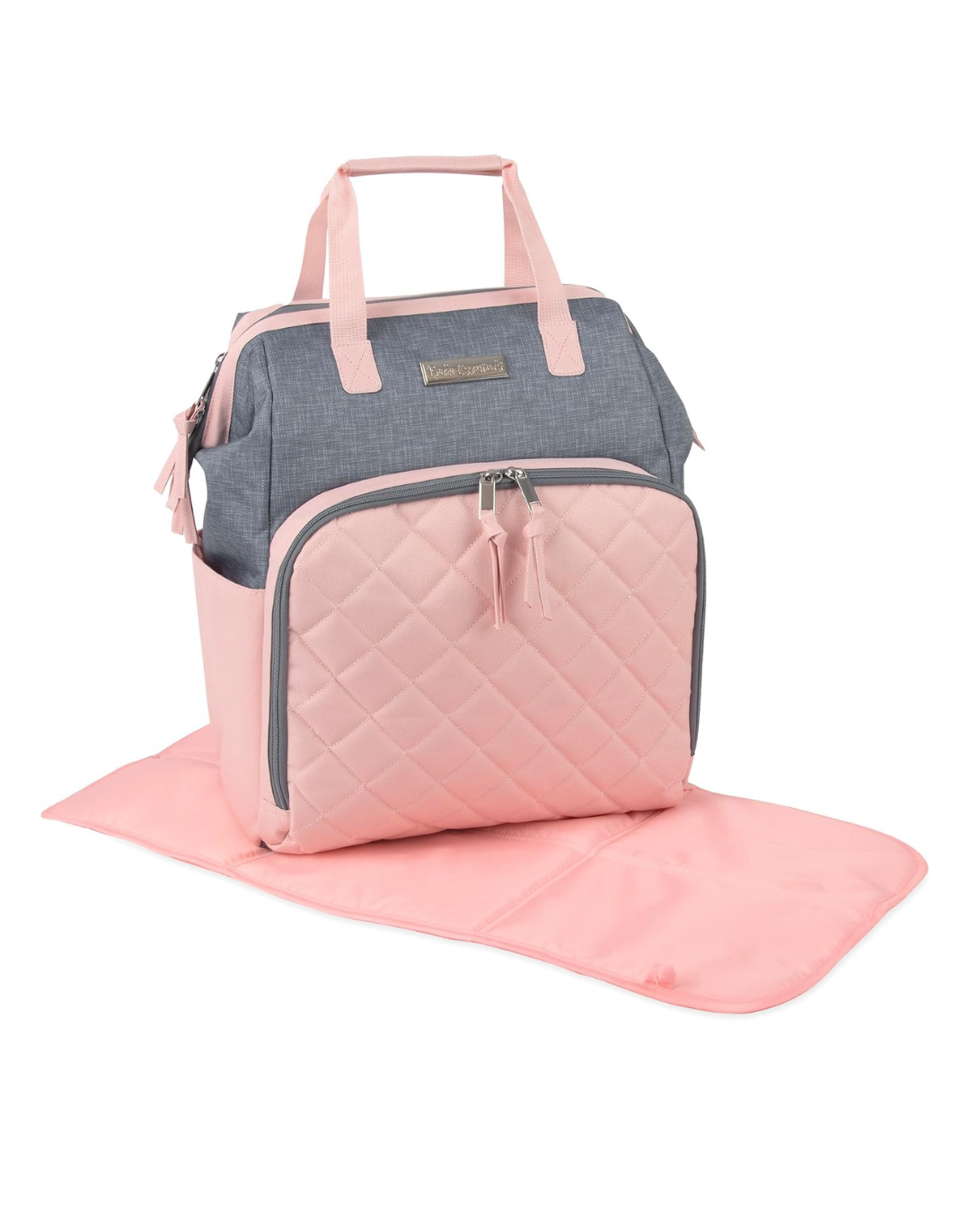 PAÑALERA BABAY ESSENTIAL ROSADA GRIS