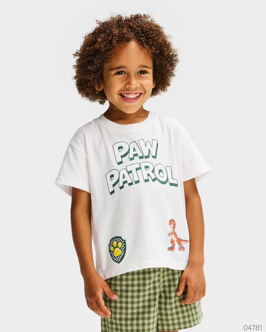 CAMISA BLANCA PAW PATROL
