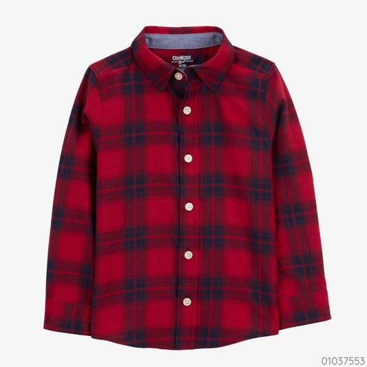 CAMISA MANGA LARGA ROJA OSHKOSH