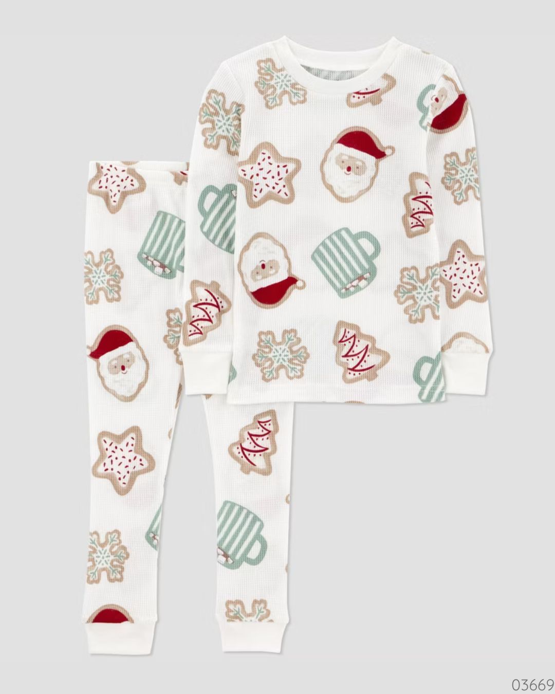 PIJAMA SANTA 2 PZS BLANCO