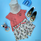 TRAJE NIÑO 3 PIEZAS MICKEY SHORT