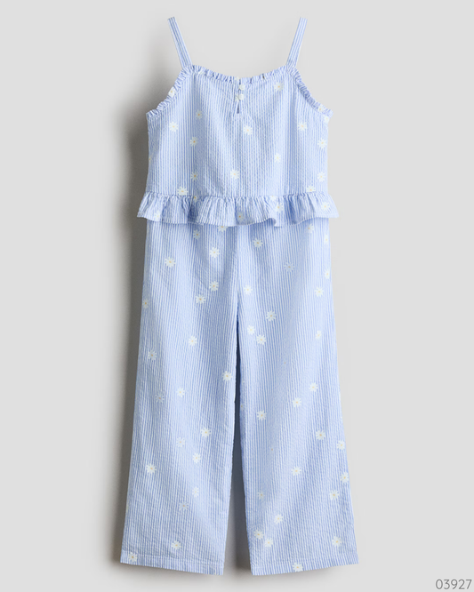 TRAJE AZUL SIN MANGAS
