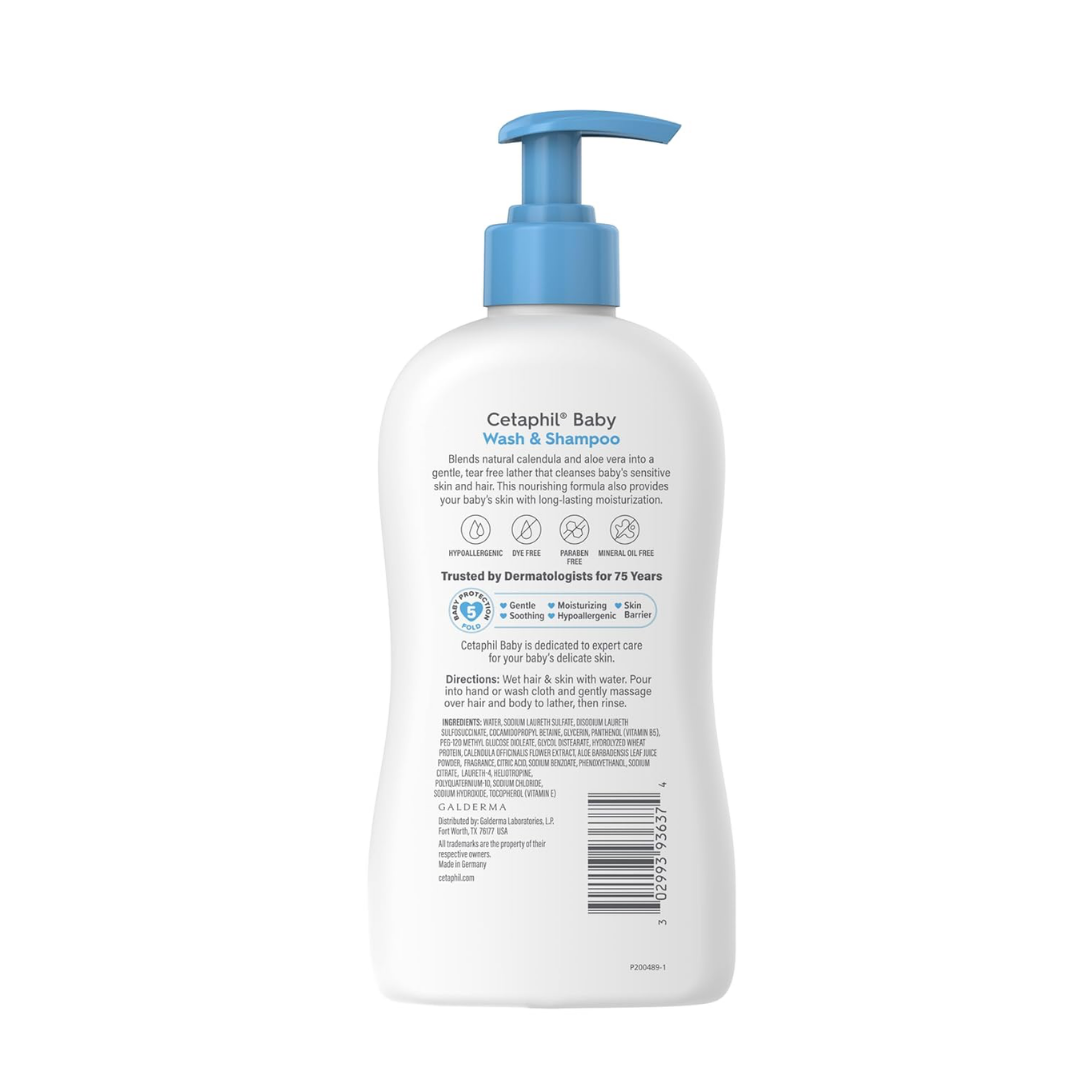 WASH & SHAMPOO CETAPHIL 13.5OZ