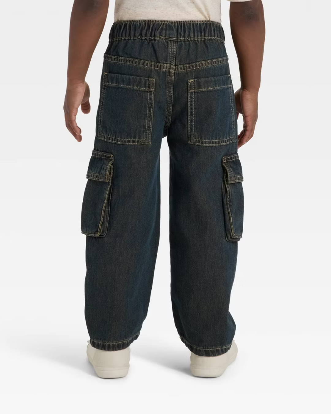 PANTALON CARGO CAT & JACK DARK WASH