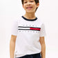 CAMISA TOMMY BLANCA Y AZUL NAVY