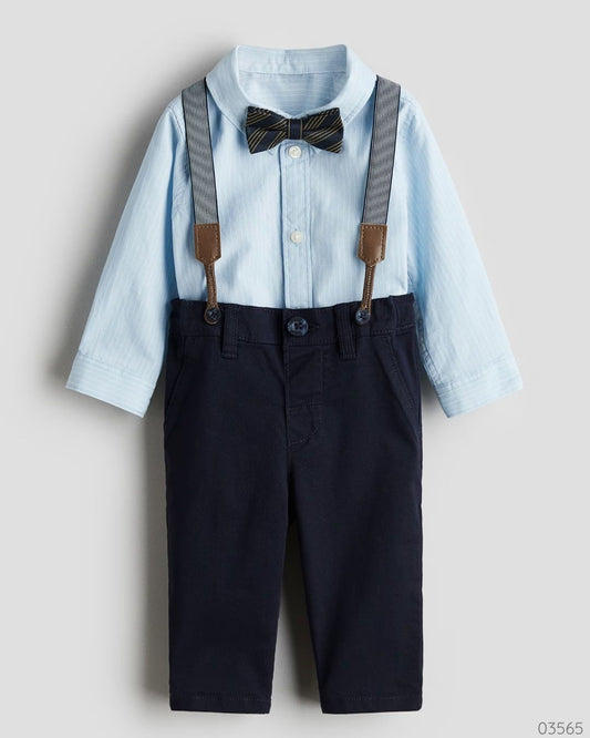 TRAJE FORMAL AZUL NEGRO TIRANTES HM