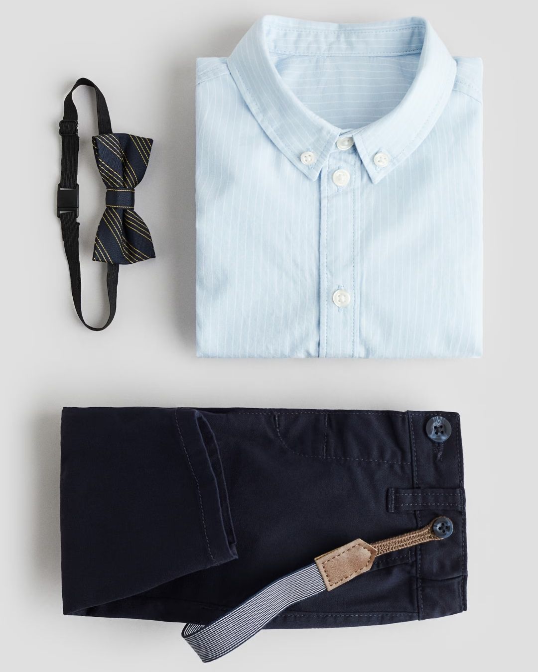 TRAJE FORMAL AZUL NEGRO TIRANTES HM