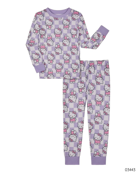 PIJAMA HELLO KITTY MORADA