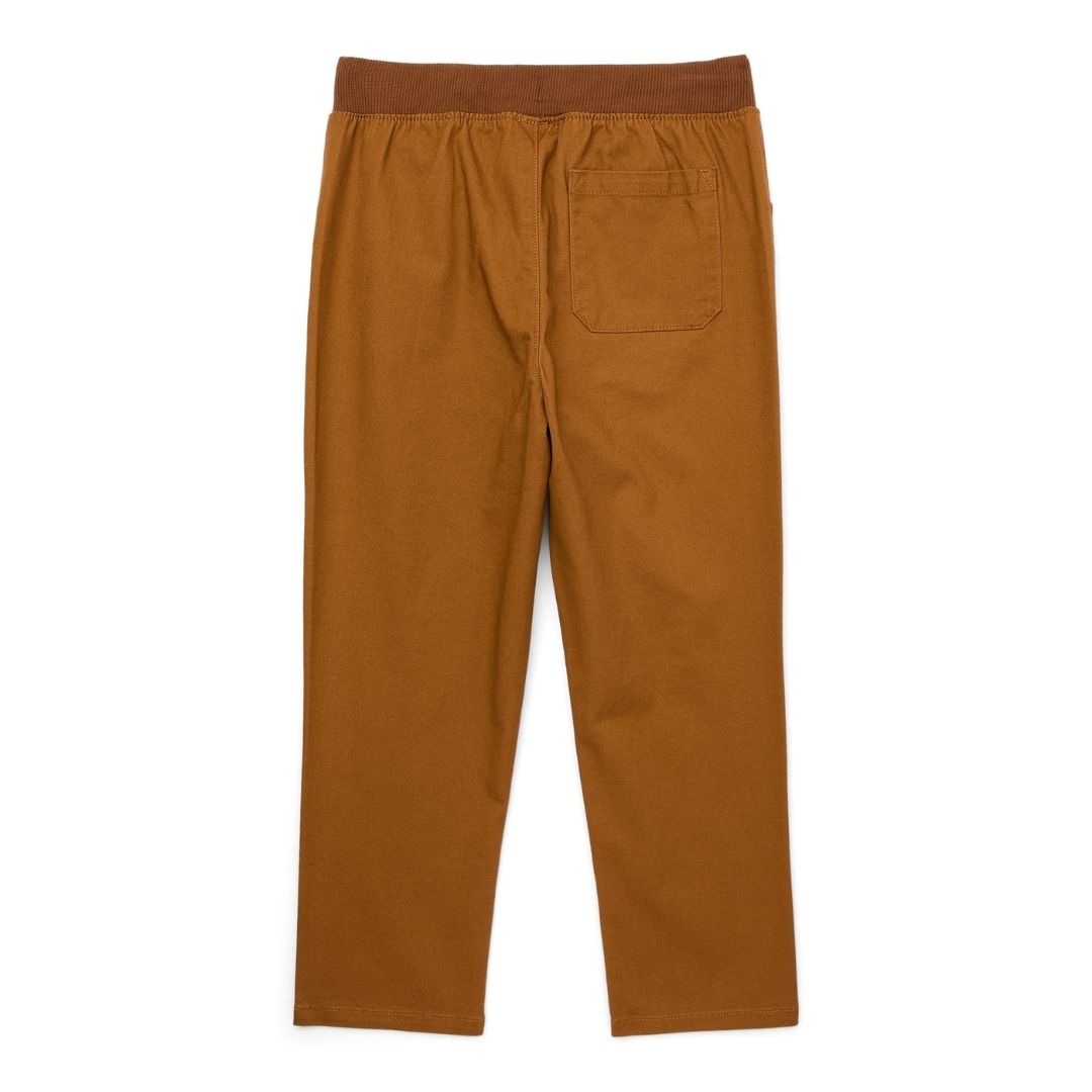 PANTALON CAFE AMARRAR EN CINTURA