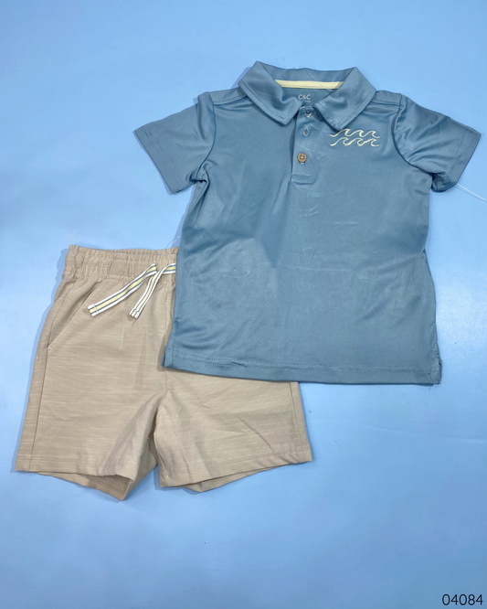 TRAJE 2PZS SHORT BEIGE