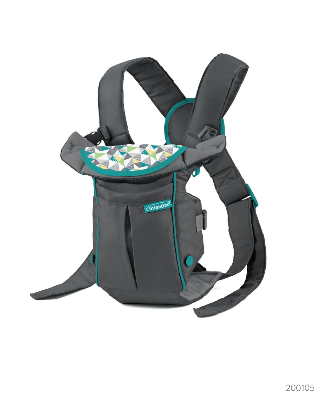 PORTABEBÉ SWIFT CLASSIC INFANTINO GRIS
 7-26 LIBRAS