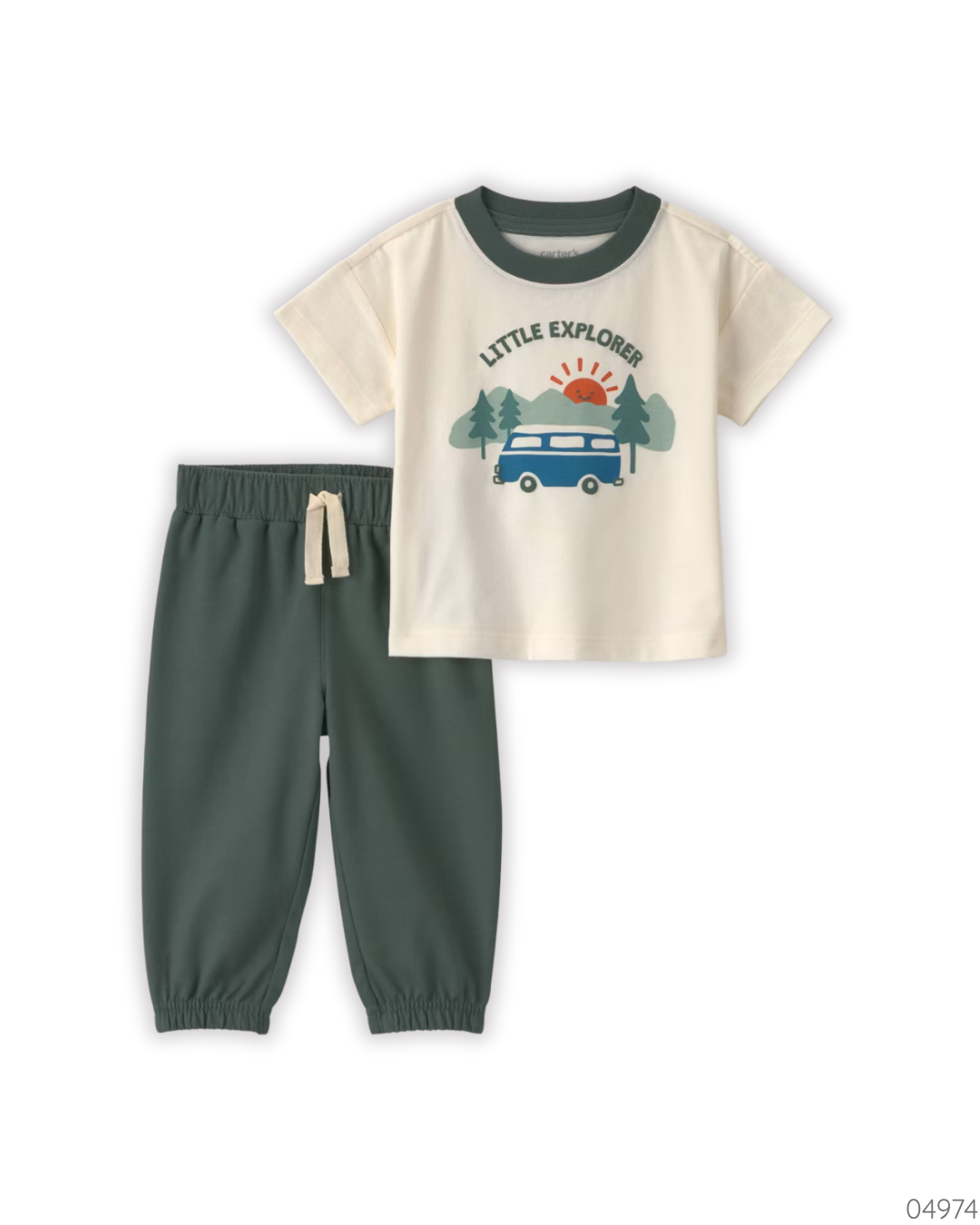 TRAJE LITTLE EXPLORER VERDE CARTERS