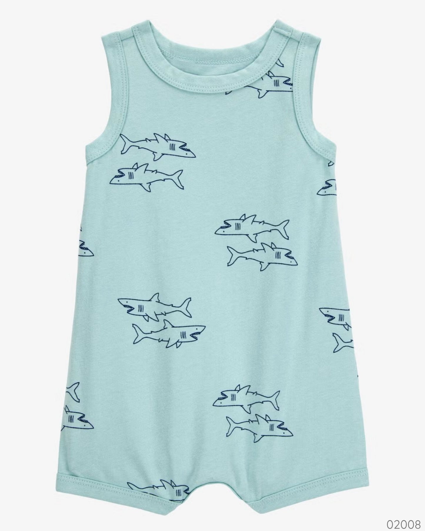 ROMPER TIBURONES CARTERS VERDE