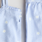 TRAJE AZUL SIN MANGAS