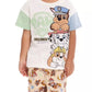 TRAJE 2PZS PAW PATROL SHORT CAFÉ