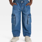 PANTALON CARGO CAT & JACK MEDIUM WASH