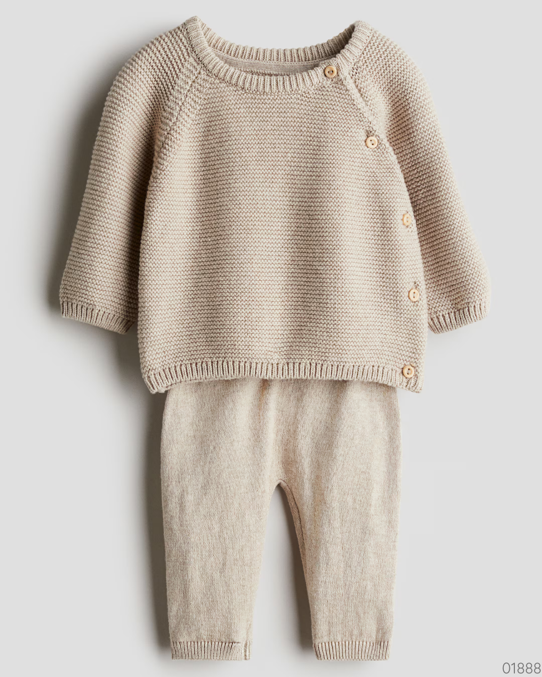 TRAJE CAFE BORDADO H&M