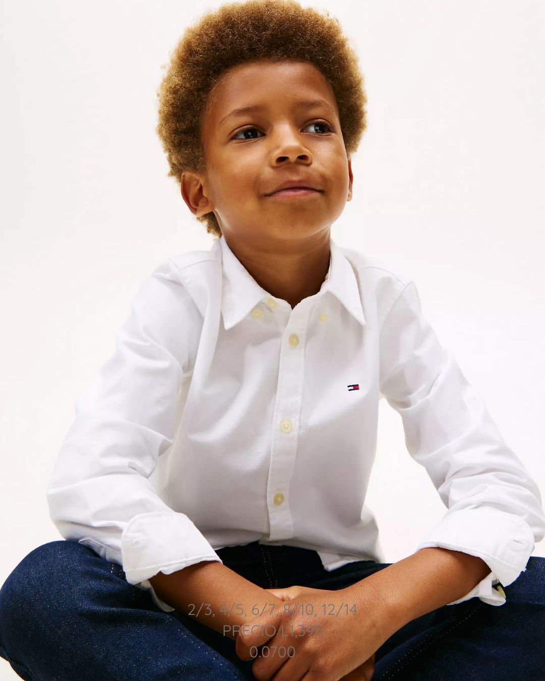 CAMISA MNGA LARGA TOMMY BLANCA
