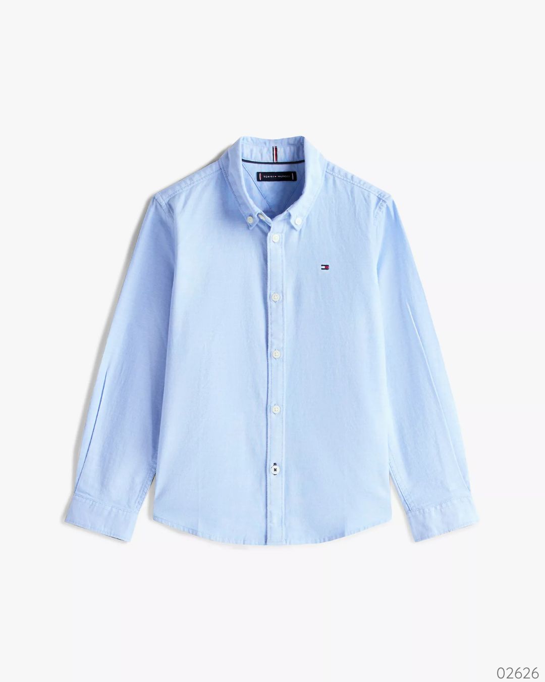 CAMISA MNGA LARGA TOMMY AZUL CELESTE