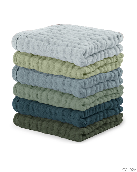 PAÑITOS MUSELINA COMFYCUBS MULTICOLOR AZUL