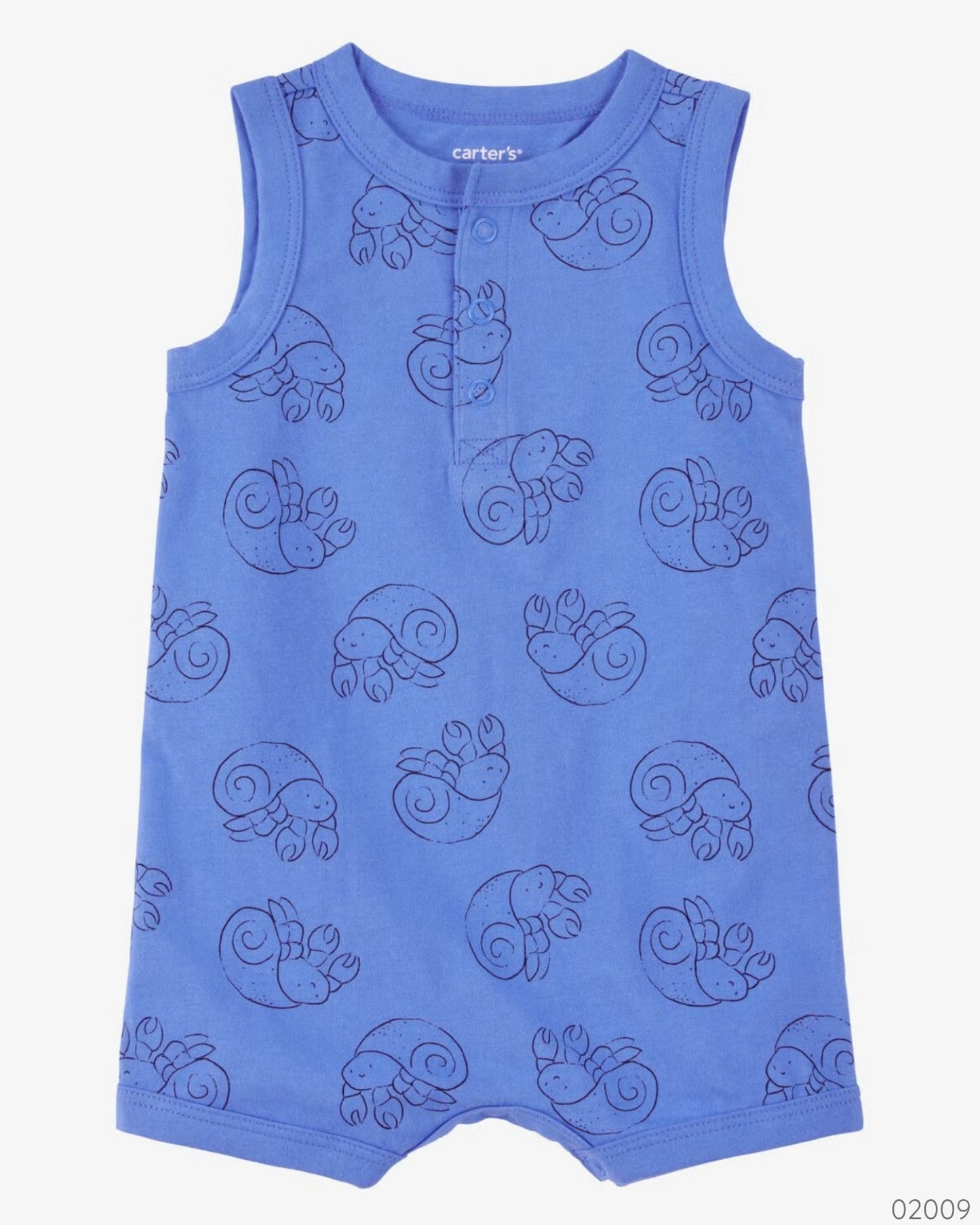 ROMPER AZUL CARACOL CARTER´S