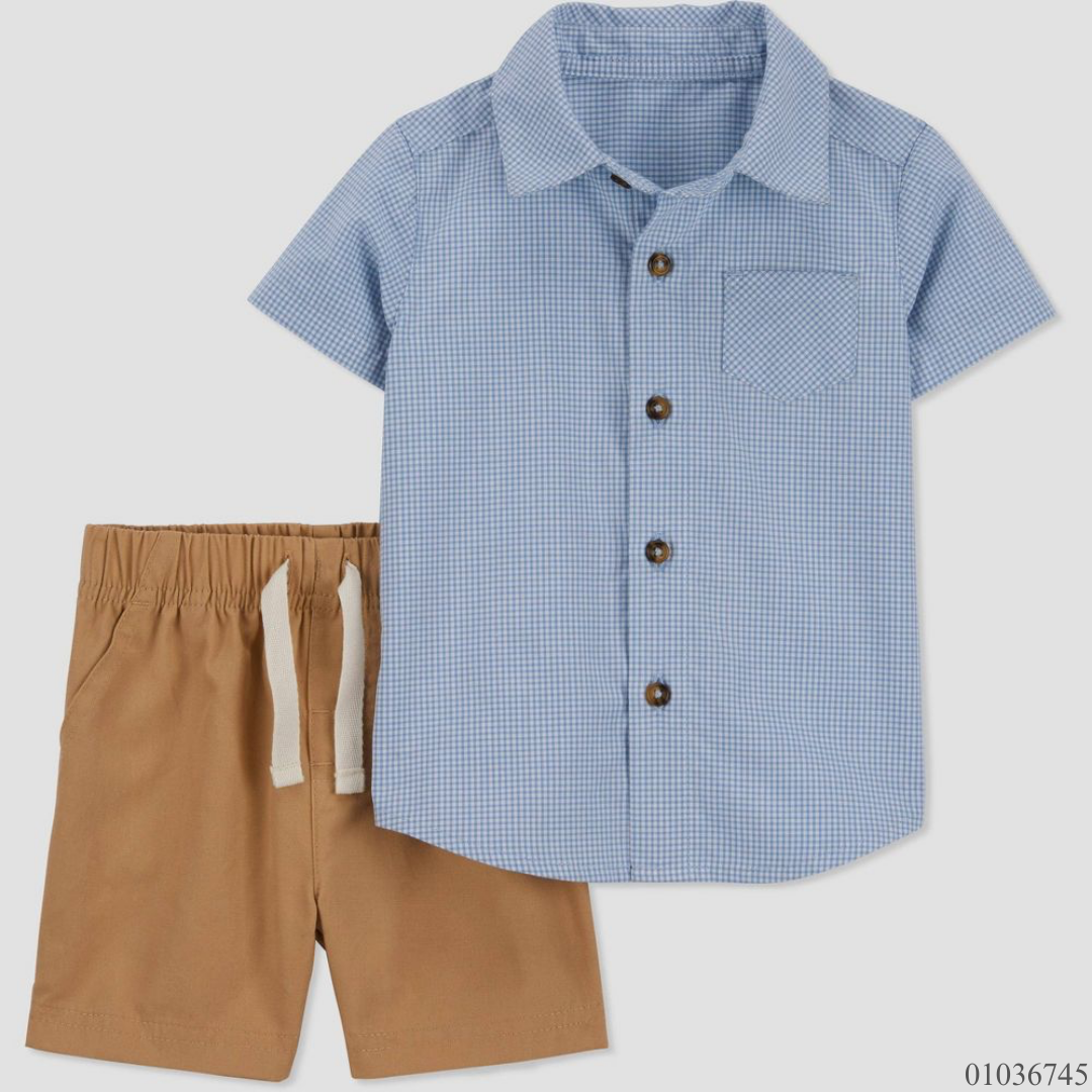 TRAJE NIÑO CAMISA FORMAL SHORT