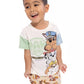 TRAJE 2PZS PAW PATROL SHORT CAFÉ