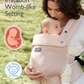 PORTA BEBE ERGONOMIC MALLA TRANSPIRABLE ROSA