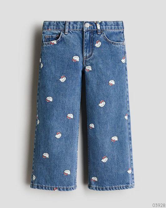 PANTALON AZUL HELLO KITTY