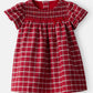 VESTIDO ROJO CUADRICULADO BABY GIRL CARTERS