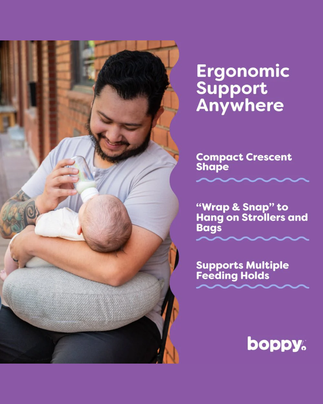 ALMOHADA LACTANCIA DE VIAJE BOPPY
