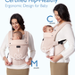 PORTA BEBE ERGONOMIC MALLA TRANSPIRABLE ROSA