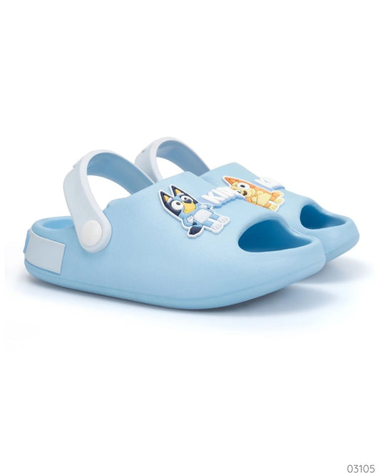SANDALIAS TIPO CROCS BLUEY AZUL KIDDOS