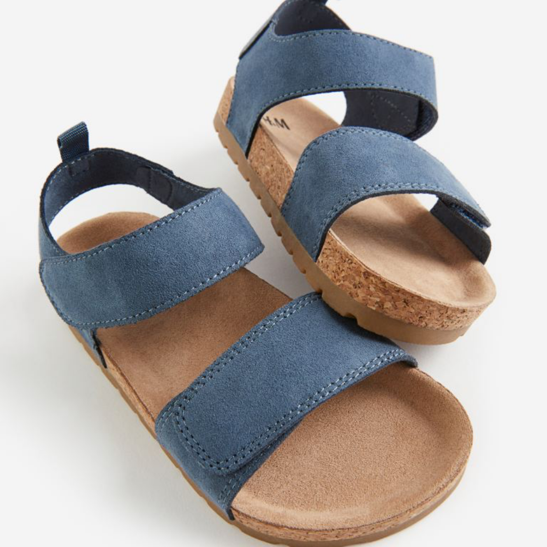 SANDALIAS H&M AZUL NIÑO VELCRO