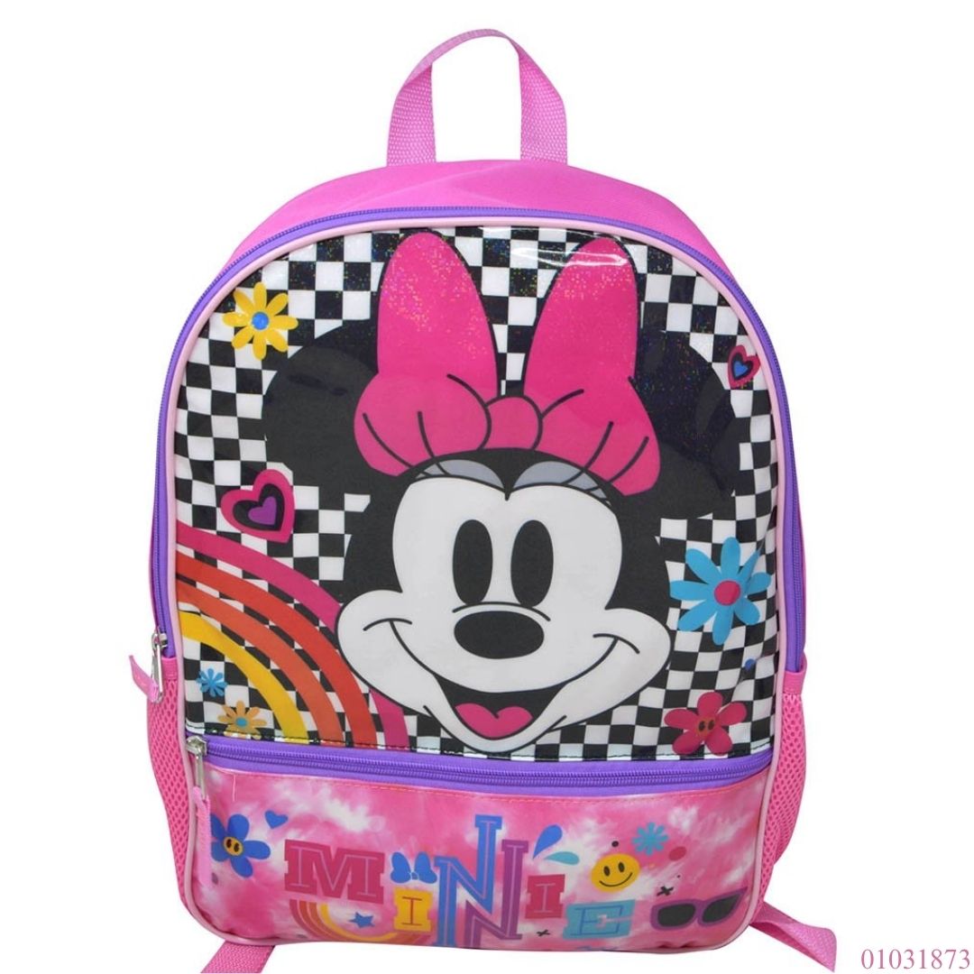 MOCHILA 16" MINNIE MOUSE ROSADO