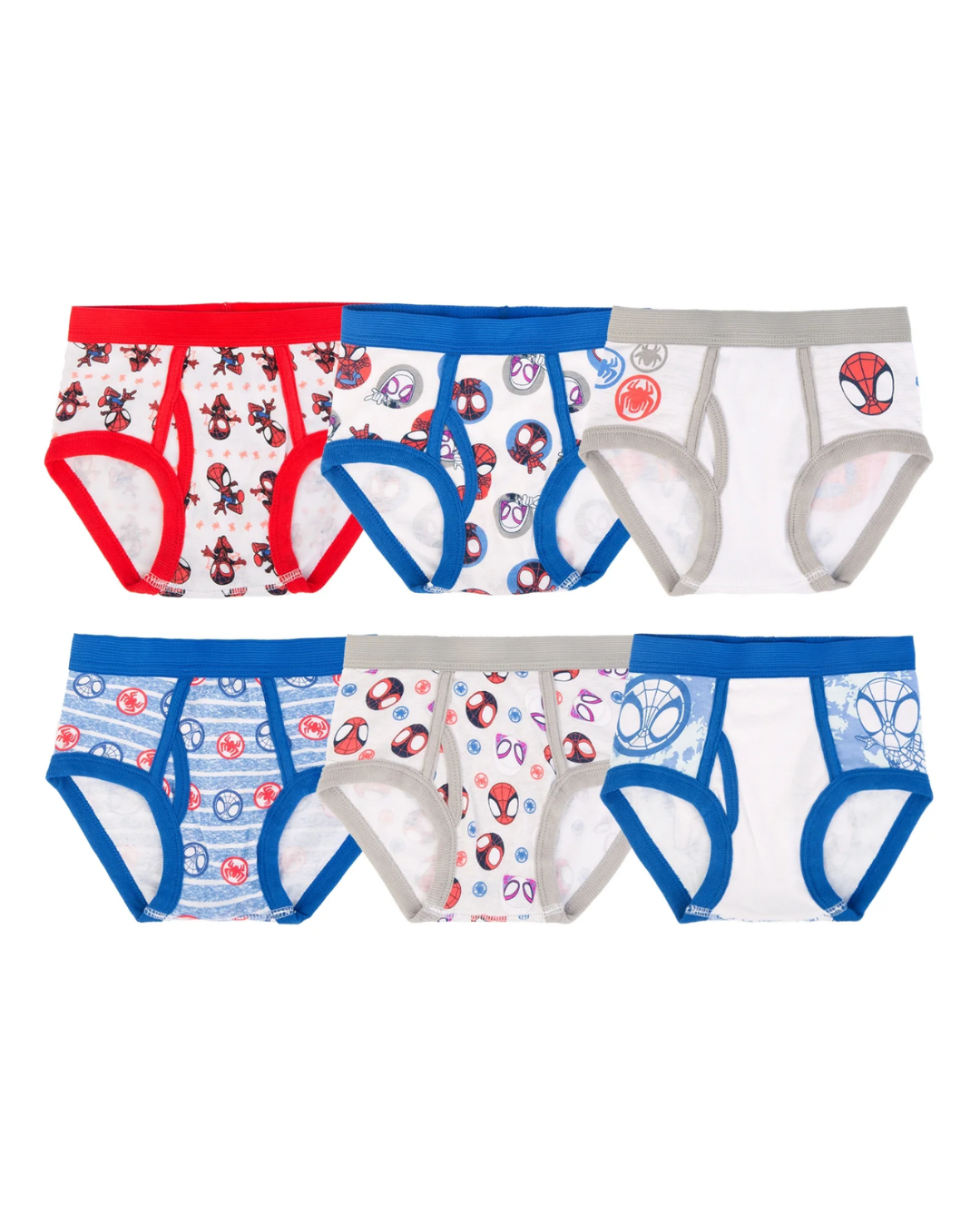 CALZONCILLOS 6 PZS SPIDERMAN